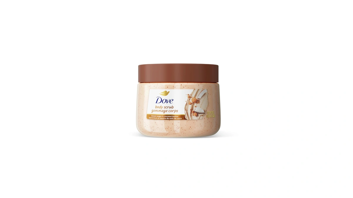 Dove Brown Sugar And Coconut Butter Body Scrub Exfoliates And