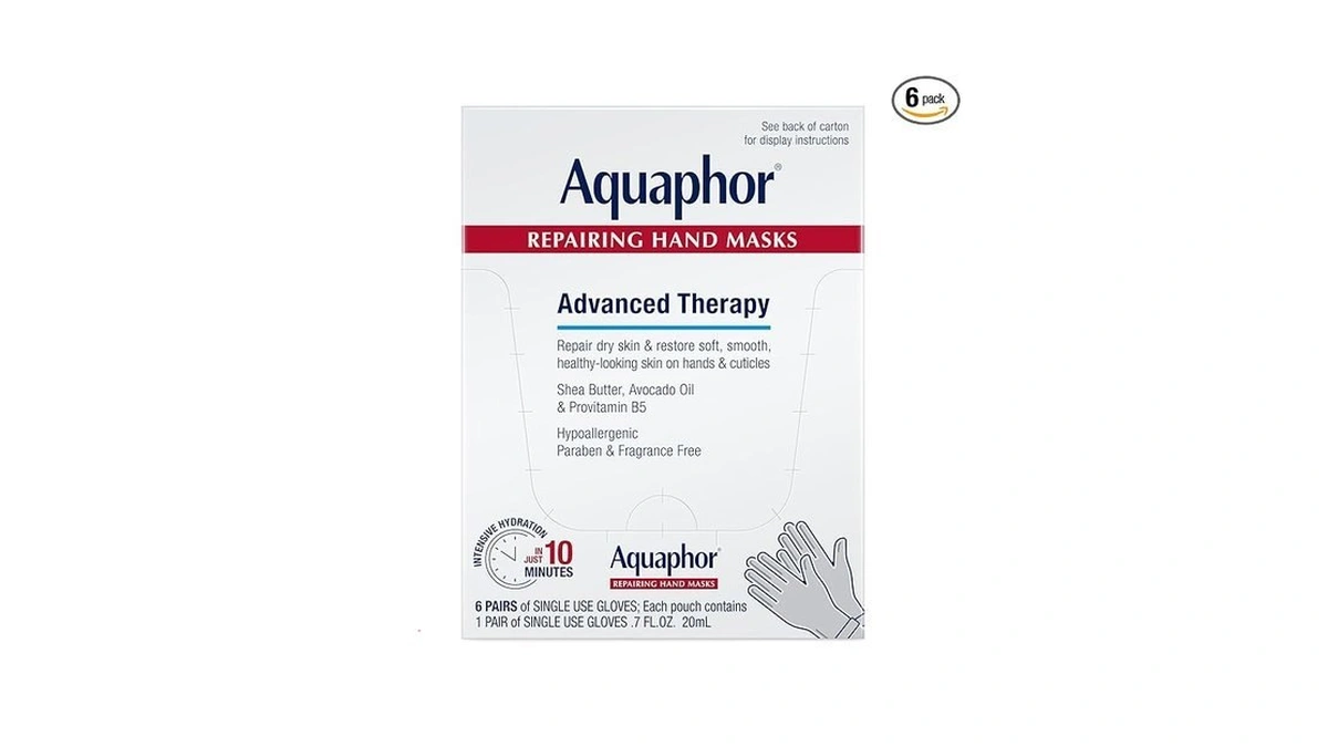 Aquaphor Repairing Hand Masks, Moisturizing Gloves For Dry Hands, Moisturizer