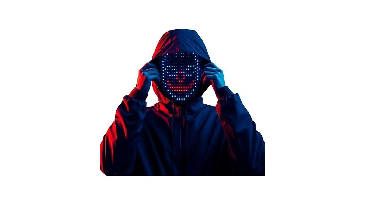 Mofyshine Led Mask With Gesture Sensing, Light Up Mask 50