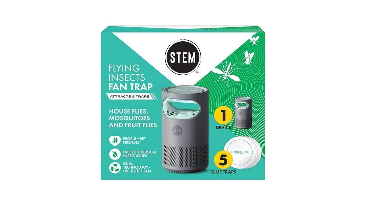 Stem Flying Insect Fan Trap For Indoor Bug Control, Attracts