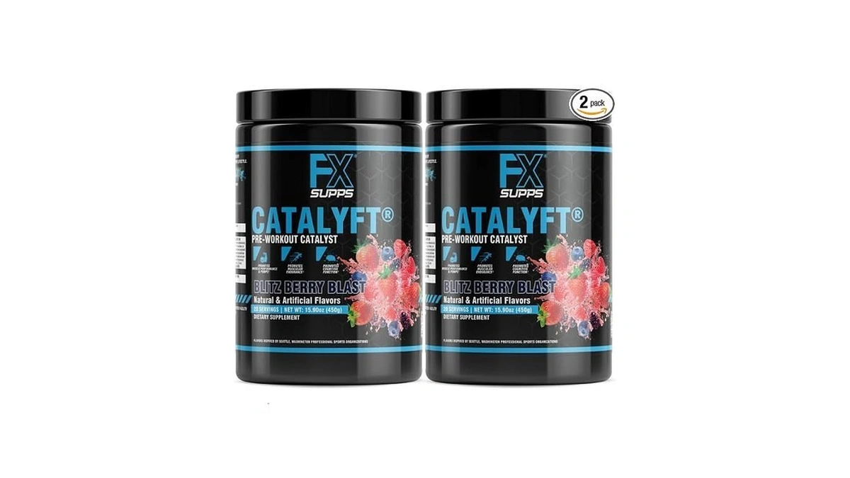 Fxsupps Catalyft Pre-workout Powder Drink For Men & Women Blitz