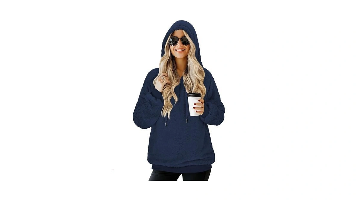 Tbontb Hoodies For Women Sweatshirts Pullover Zip Up Oversized Fleece