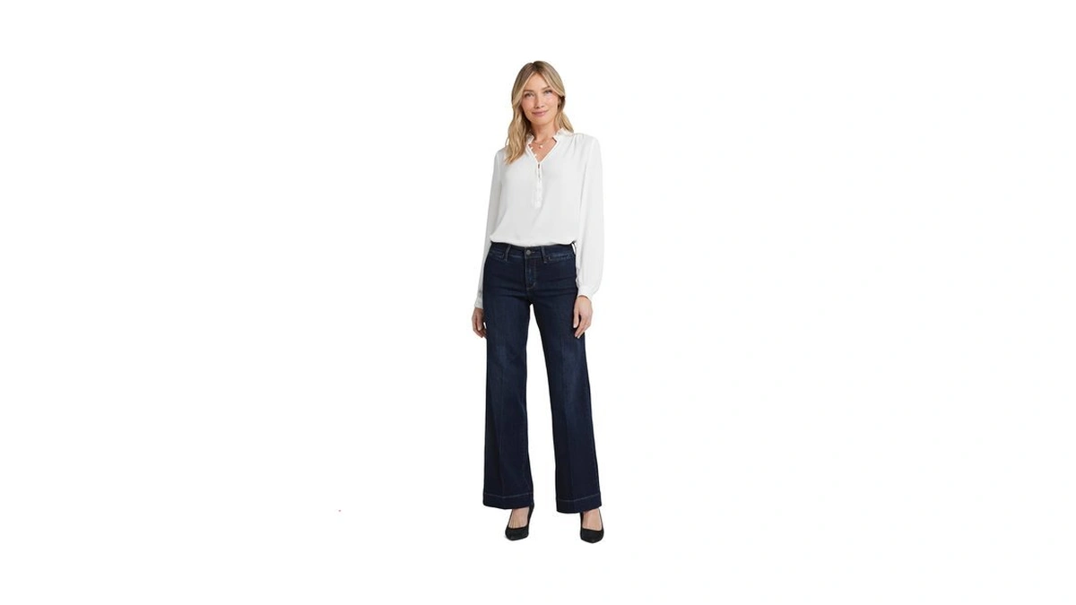 Nydj Women's Misses Teresa Trouser, Burbank Wash, 0