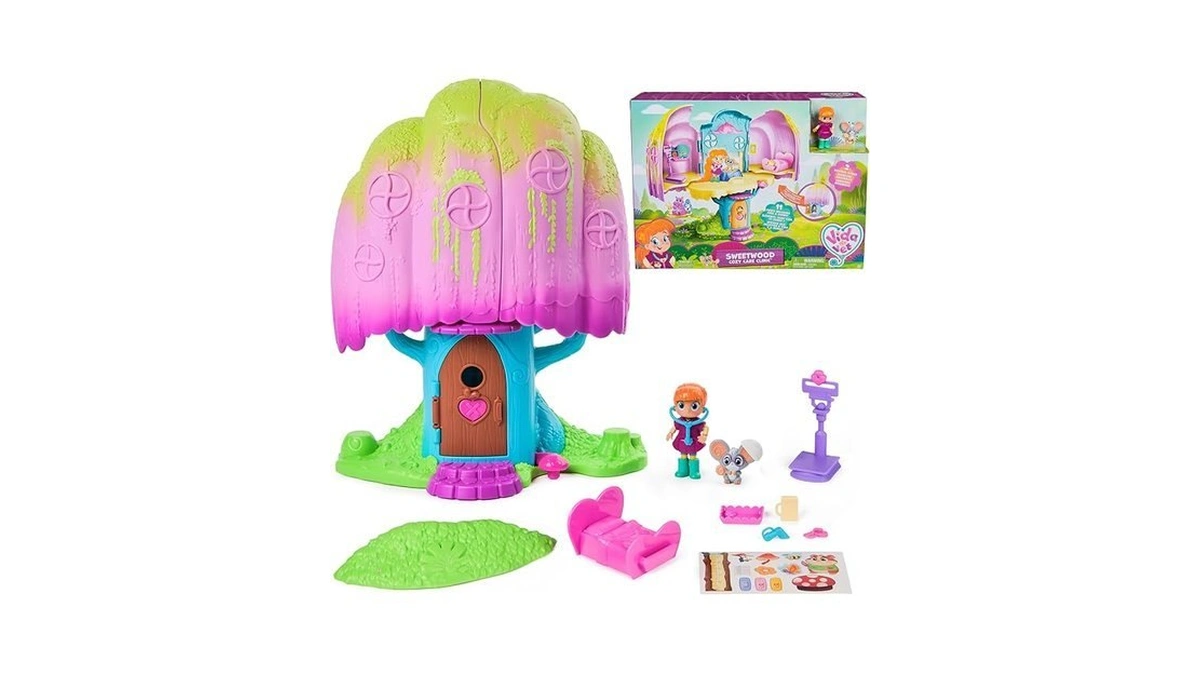 Vida The Vet, Vet Clinic, Treehouse Playset With Action Figures,