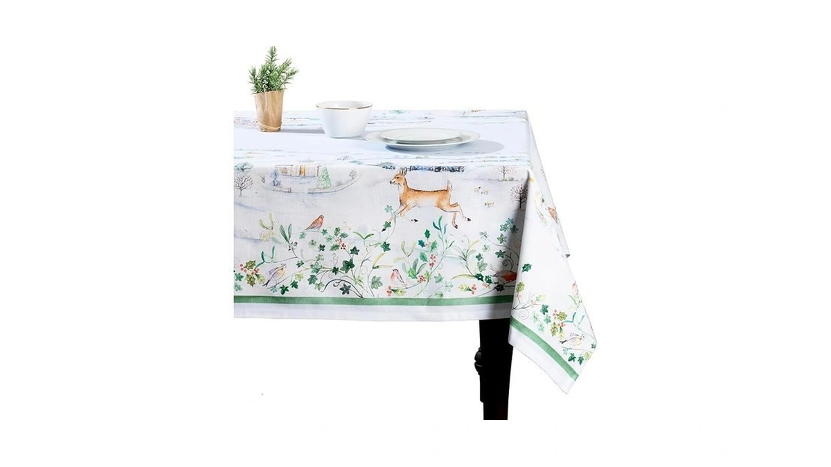 Maison D' Hermine Table Cloth Square Table 100% Cotton 60
