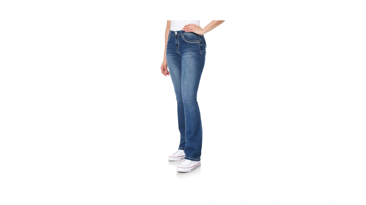 Wallflower Legendary Bootcut Jeans For Women, Classic Fit Mid-rise Insta