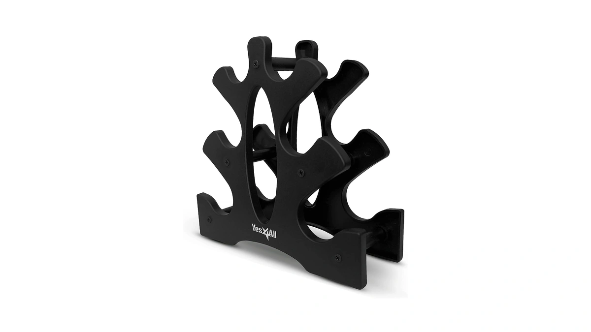 Dumbbell Neoprene 3-5-8lb Pair + Metal Rack
