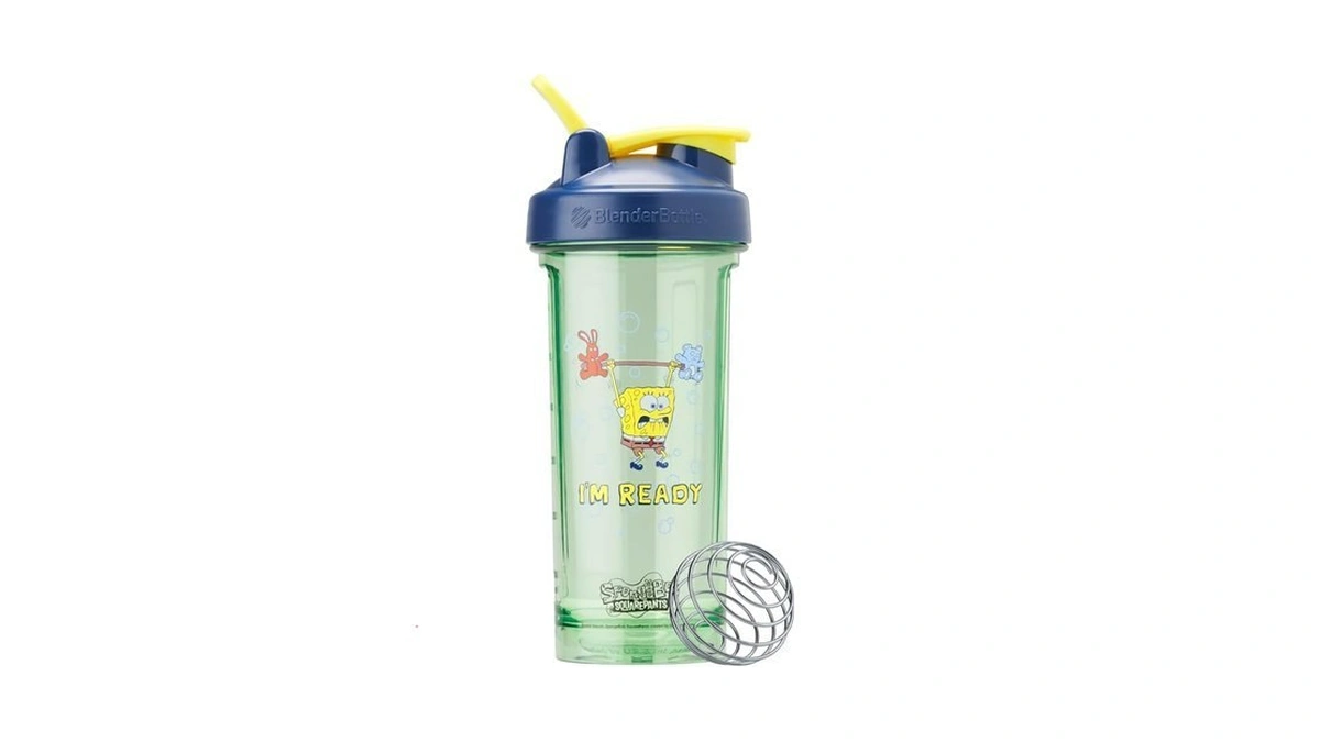 Blenderbottle Spongebob Shaker Bottle Pro Series Perfect For Protein Shakes