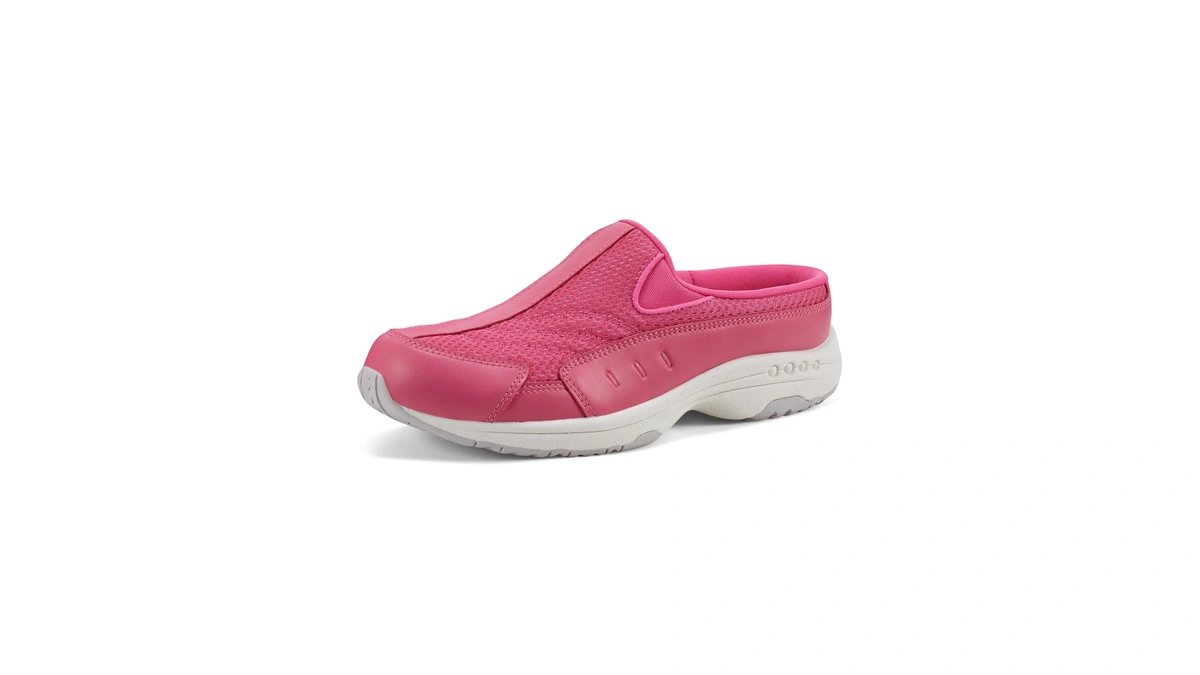 Easy Spirit Women's Traveltime90 Mule Hot Pink Mesh 650, 8.5