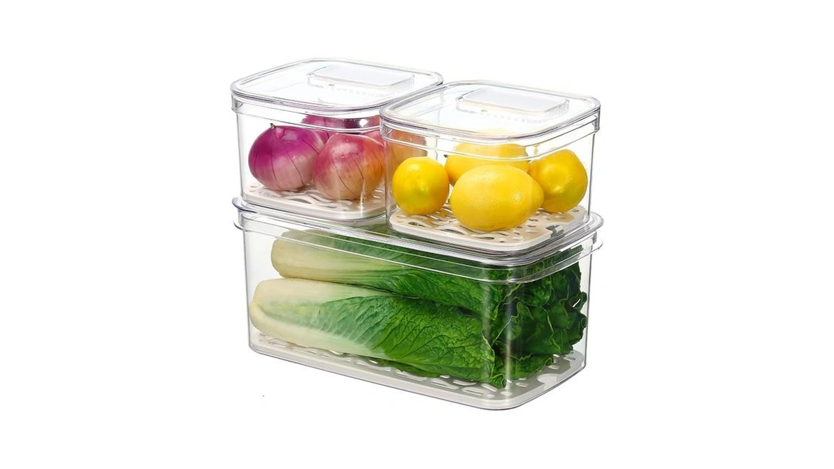Felli Duo Fresh Veggie Keeper For Fridge With Vent &