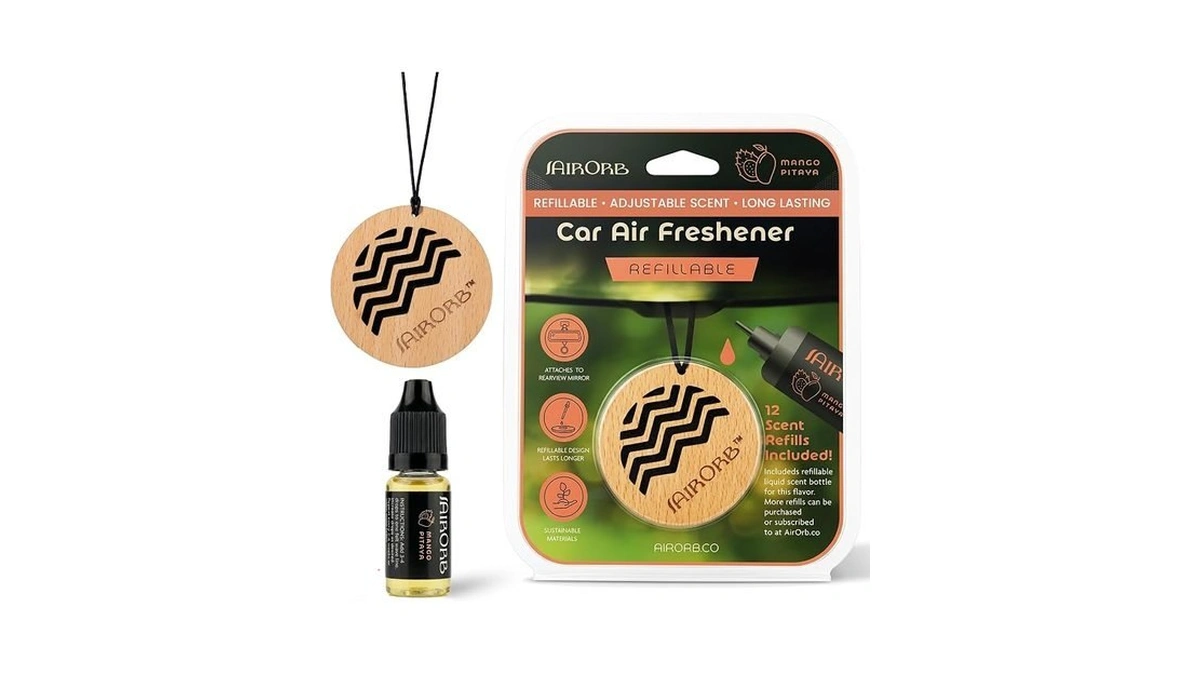 Airorb Car Air Freshener, No More Hanging Air Fresheners That