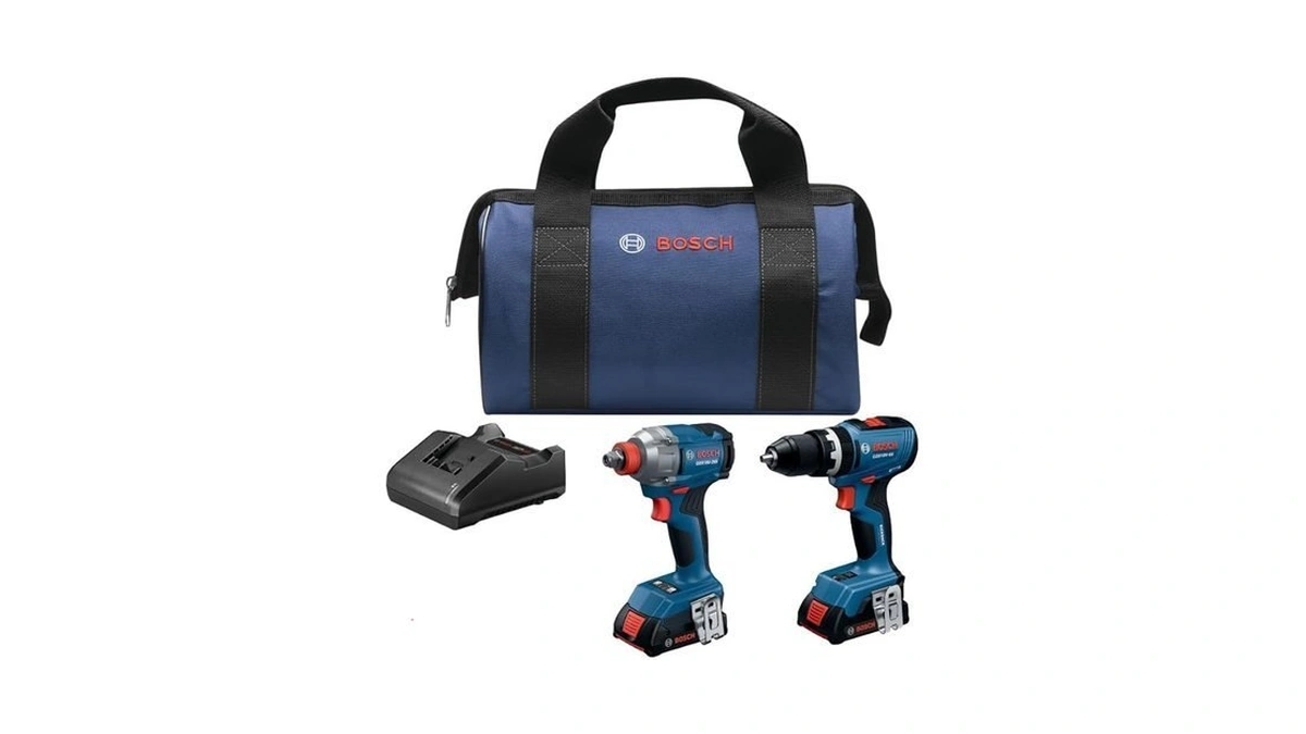 Bosch Gxl18v-241b22 18v 2-tool Combo Kit - Includes 1/2 In.