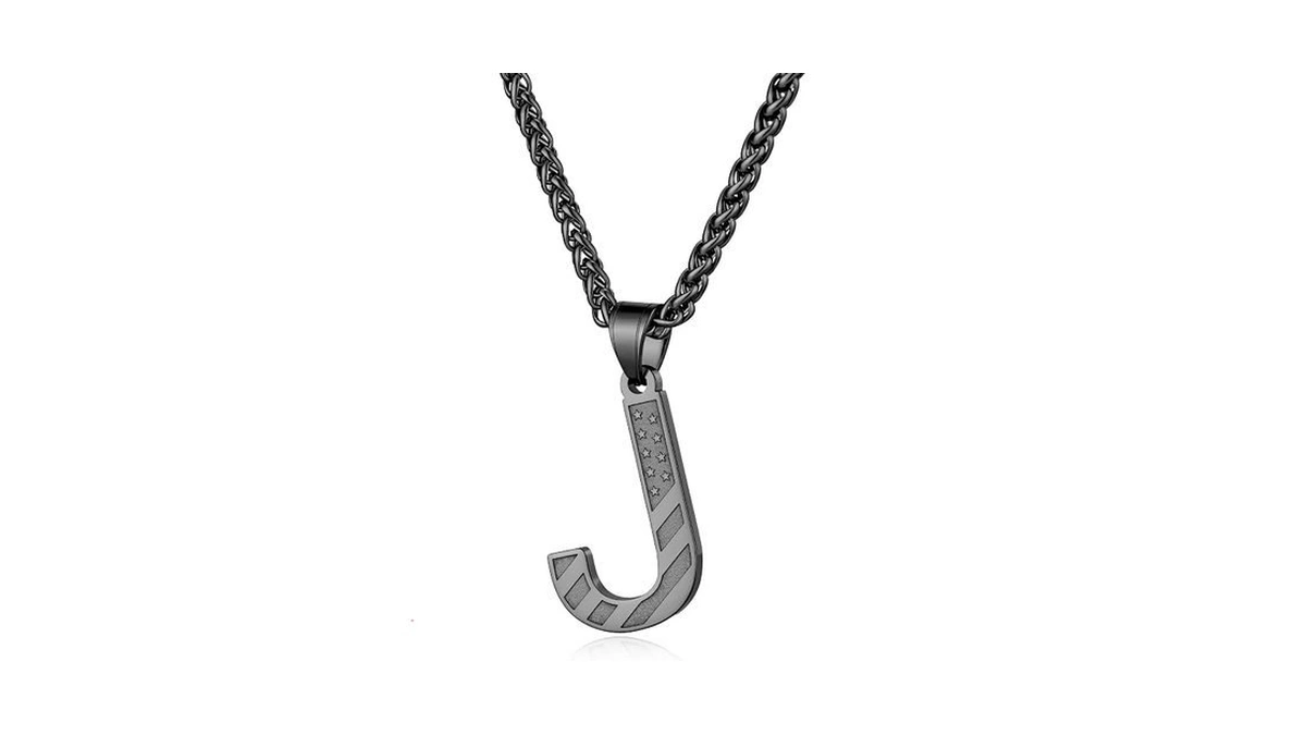 Laeclily Initial Necklace For Men Stainless Steel Pendent Chain Personalized