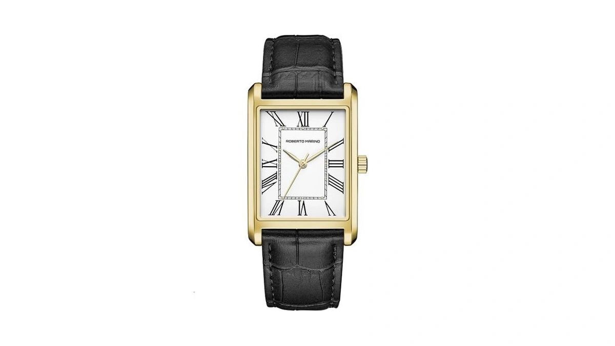 Roberto Marino Rm2712 Men’s Luxury Watch – Japanese Quartz, Leather