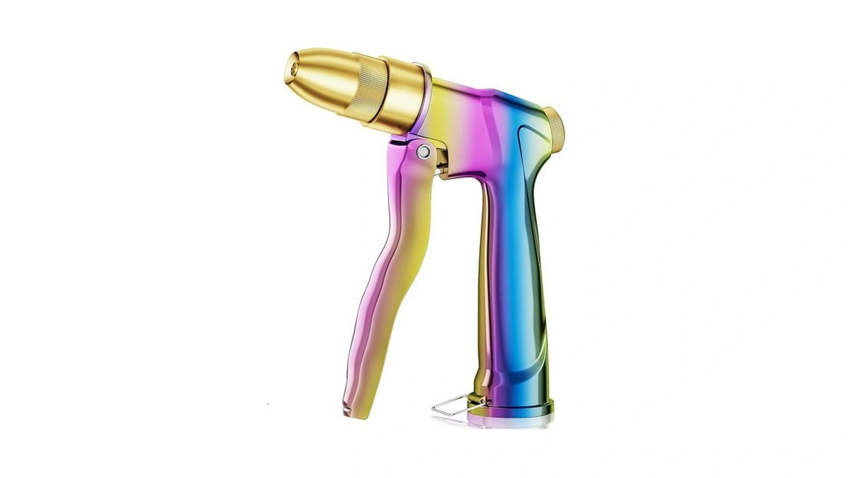Esow Heavy Duty Metal Garden Hose Nozzle, High Pressure Water