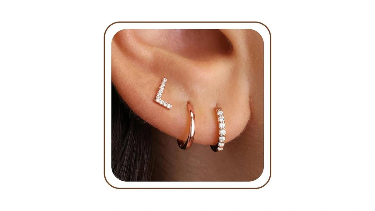 Ritach Earrings For Girls Gifts - Rose Gold Earrings For