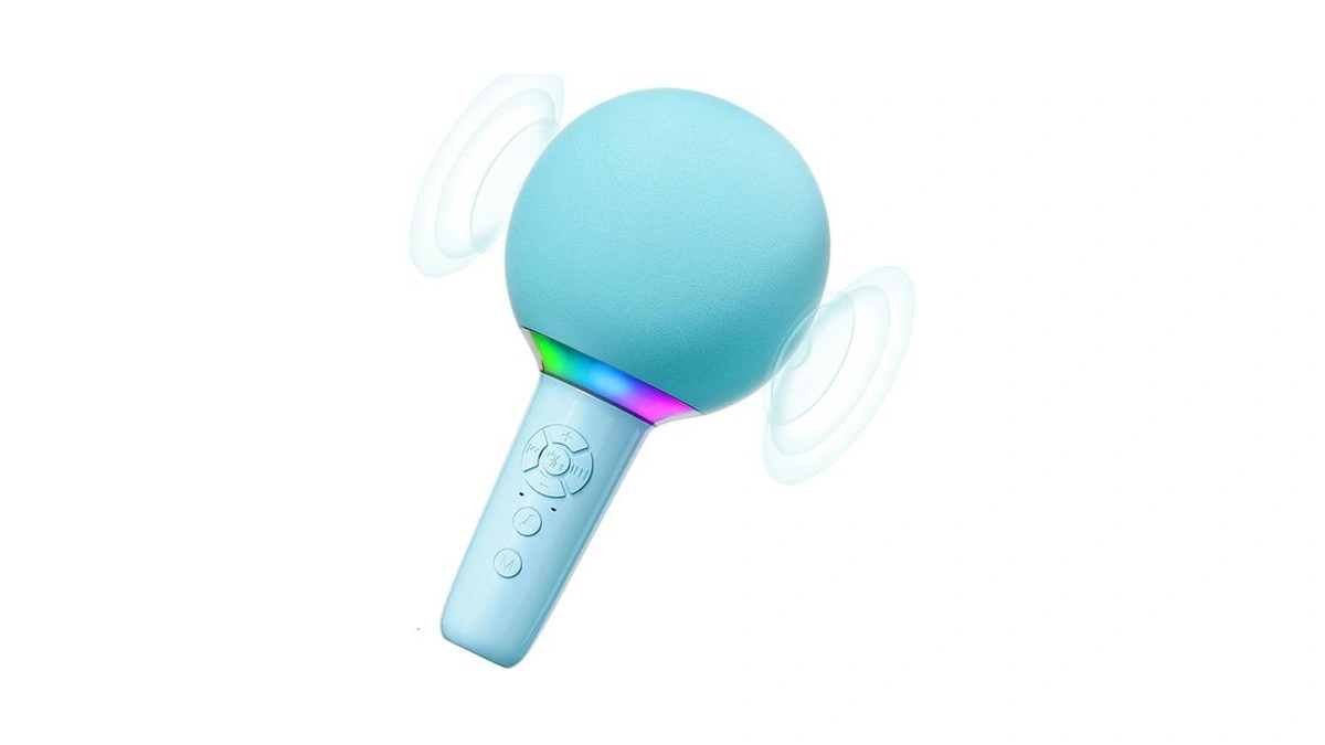 Wireless Bluetooth Karaoke Microphone For Kids, Portable Handheld Karaoke Mic