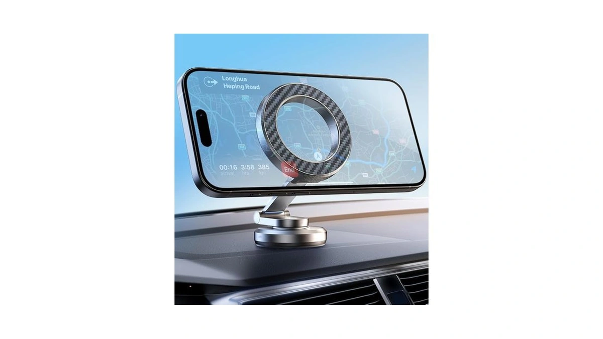 Juhoo Upgrade Phone Holder For Car Magnetic Rotatable And Retractable