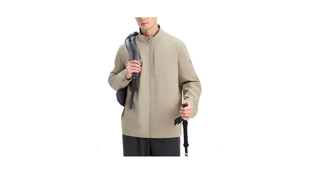 Tyson Wolf Men's Rain Jacket Waterproof Lightweight Rain Shell Raincoat