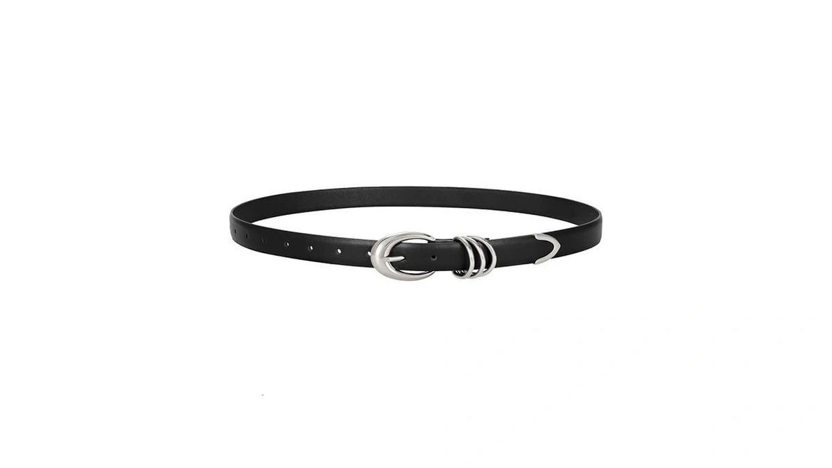Leacoolkey Women's Leather Belt For Jeans Dress Pants Fashion Ladies
