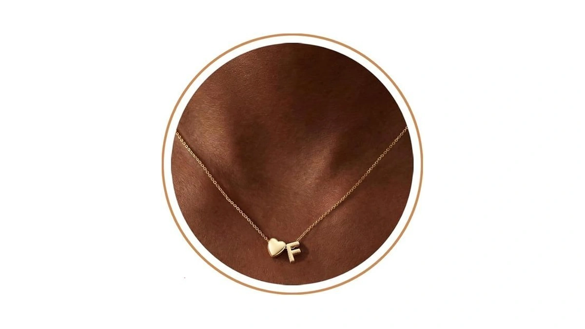 Amazon code: Laeclily Heart Initial Necklace For Wome