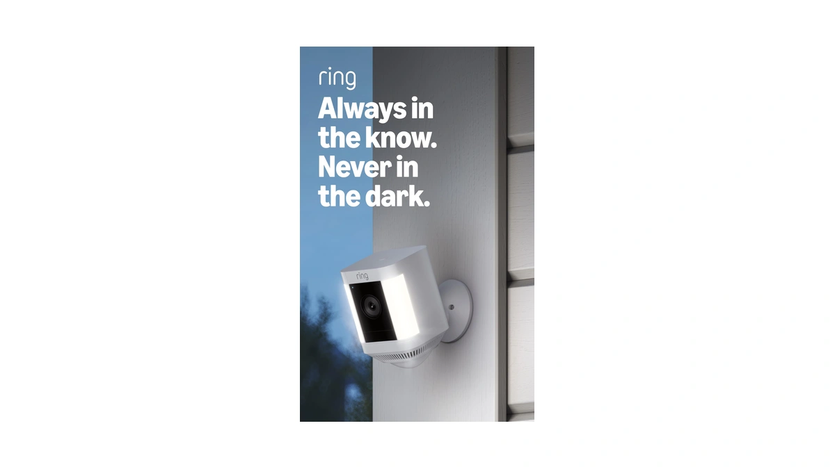 Ring Spotlight Cam Plus, Battery, Home Or Business Security With