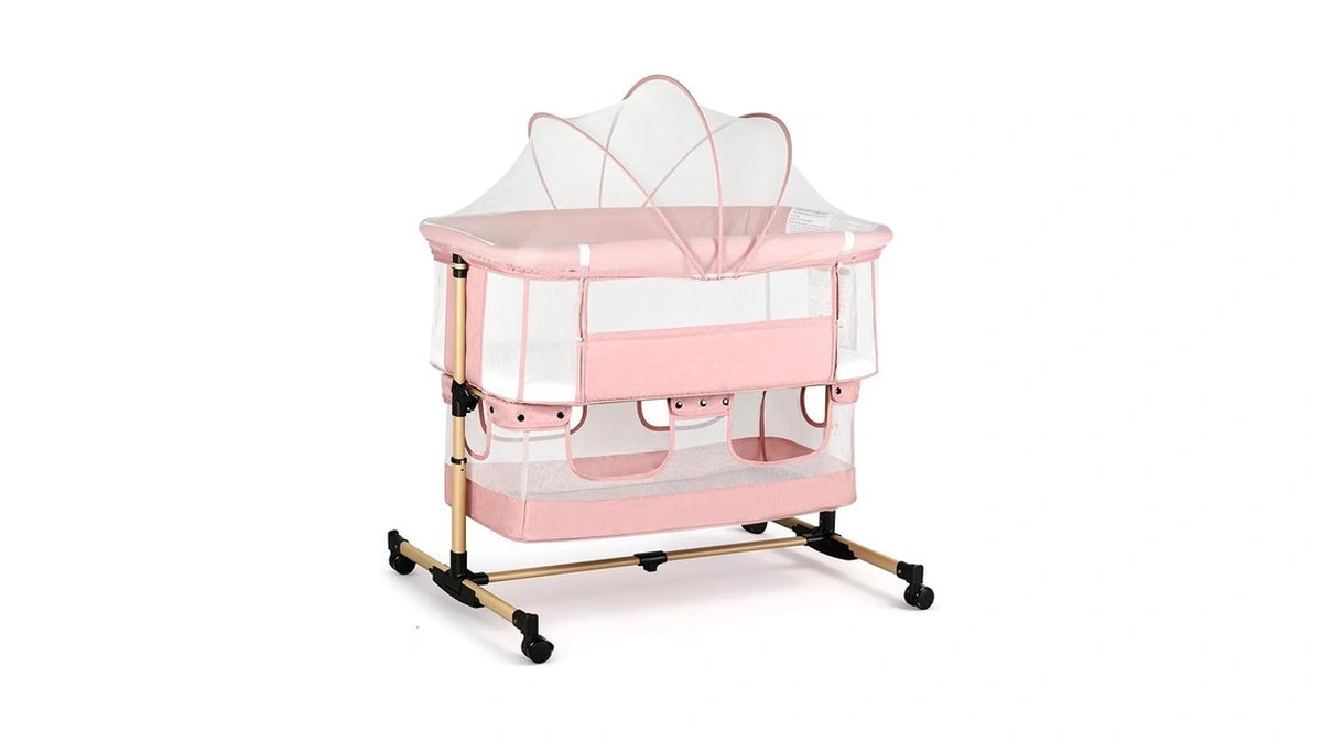 Cutebeams Baby Bassinet, 3 In 1 Infant Bassinet Bedside Sleeper,