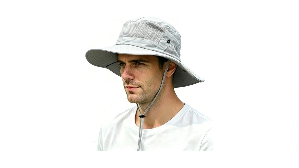 Sun Hats For Men Women Waterproof Wide Brim Bucket Upf