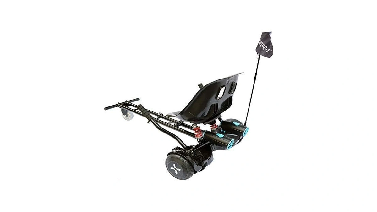 Hover-1 Raptor-1 Buggy Hoverboard Attachment | Turbo Led Lights, Compatible