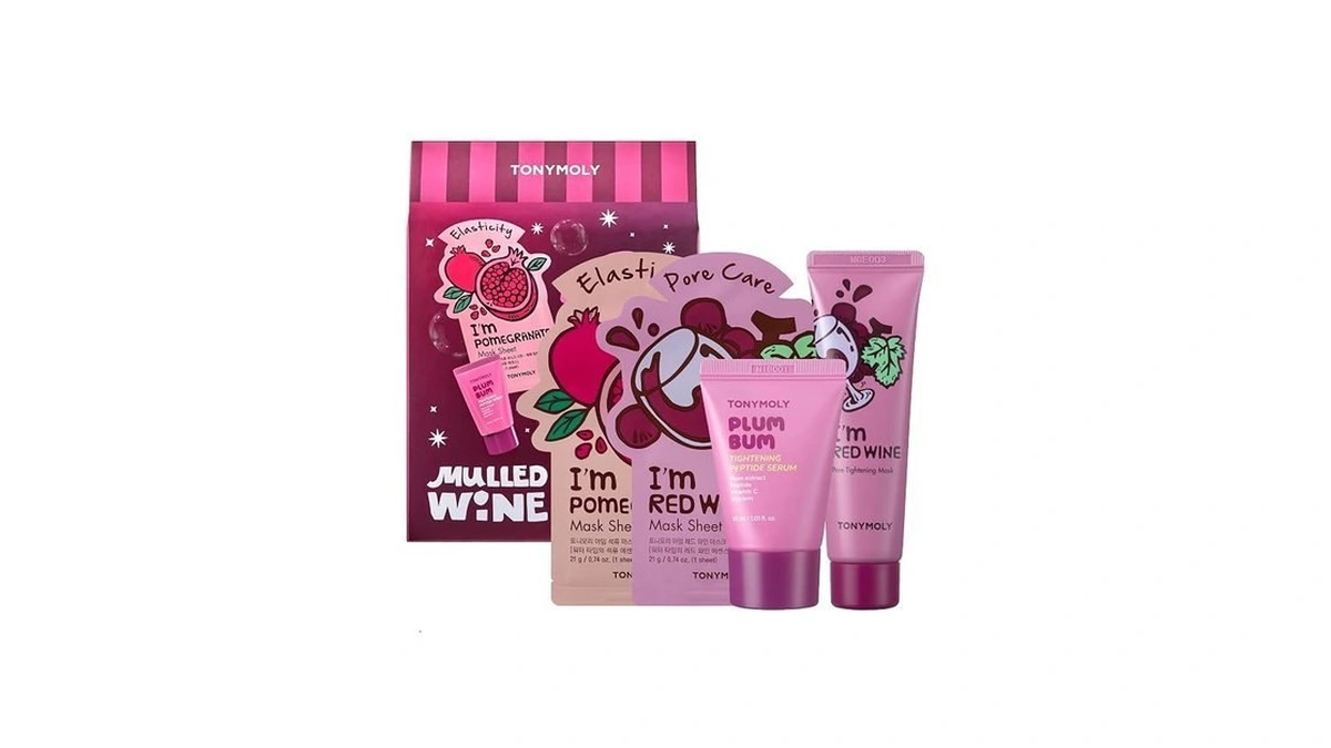 Tonymoly Mulled Wine Mask & Body Serum Set – Holiday