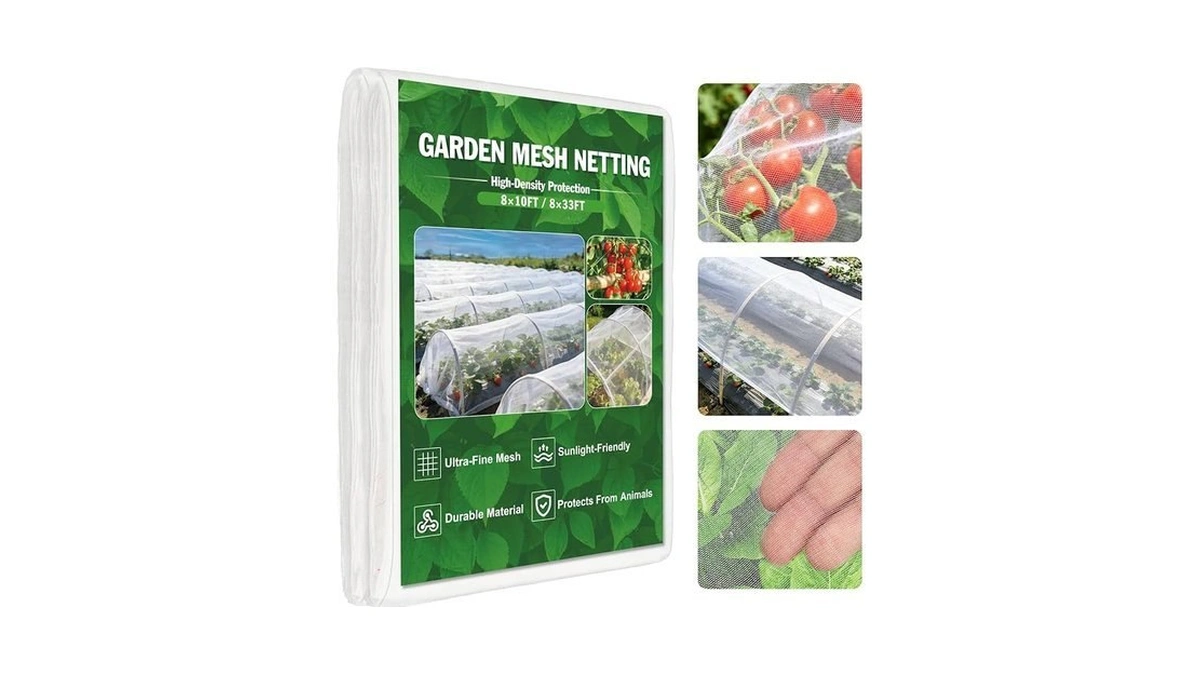 Feed Garden Garden Netting 8x33ft Ultra-fine Mesh Pe Cover For