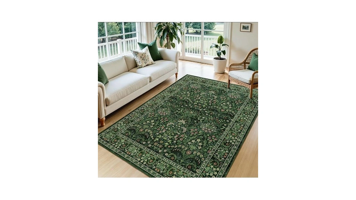 Woaboy Washable 5x7 Area Rug For Spring Living Room Bedroom