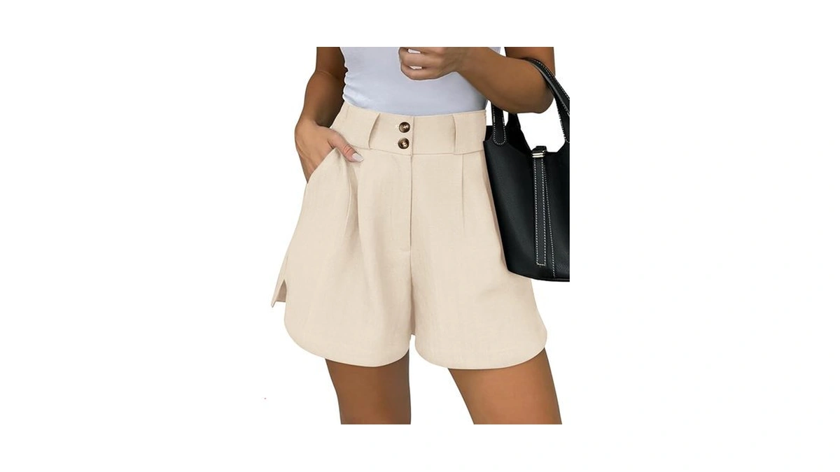 Kirundo Womens Shorts Dressy Casual 2026 Trendy Summer Elastic High