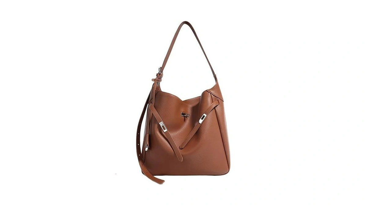 Rosvovo Genuine Leather Hobo Bag For Women, Slouchy Tote Bags