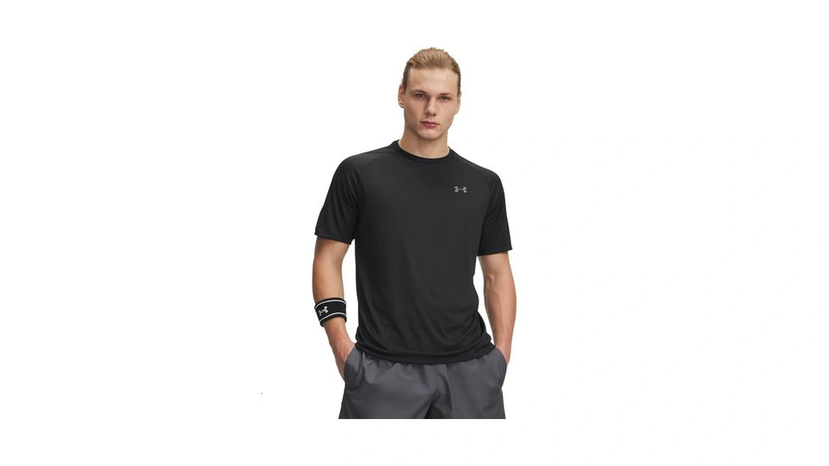 Under Armour Men's Tech 2.0 Short-sleeve T-shirt , Black (001)/graphite,