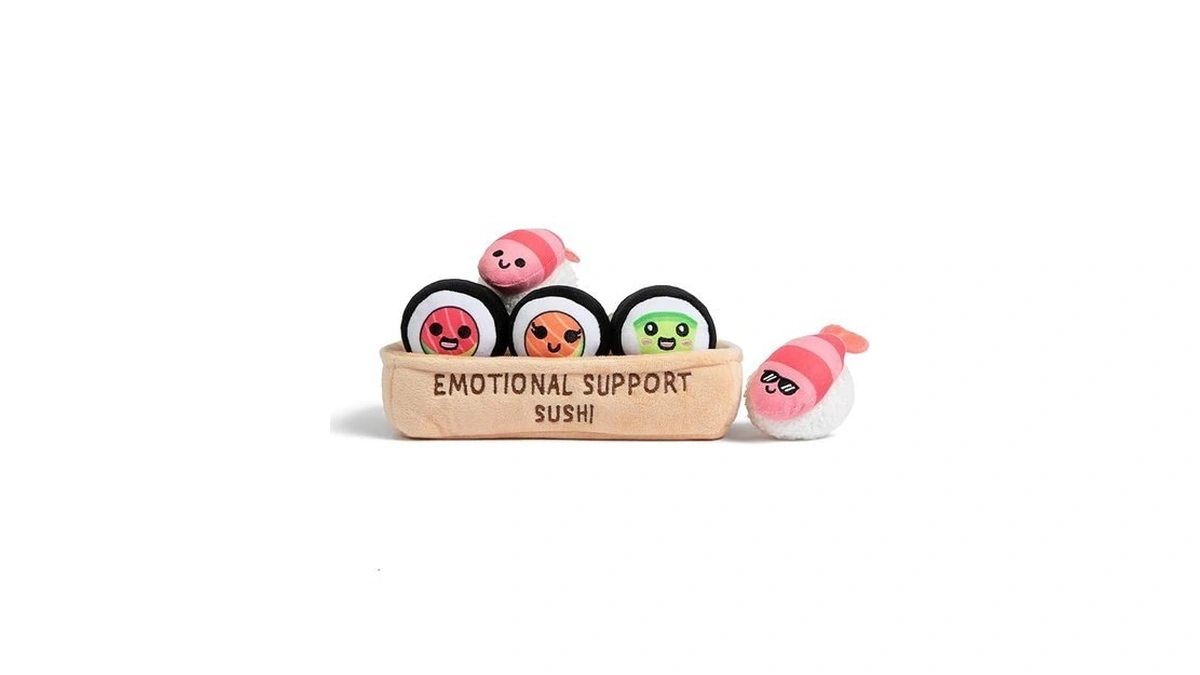 Emotional Support Sushi By Relatable - Cuddly Stuffed Animals And