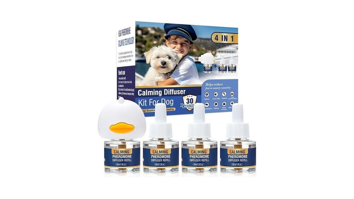 Dog Pheromone Calming Diffuser 4 In 1 Appeasing Pet Pheromones