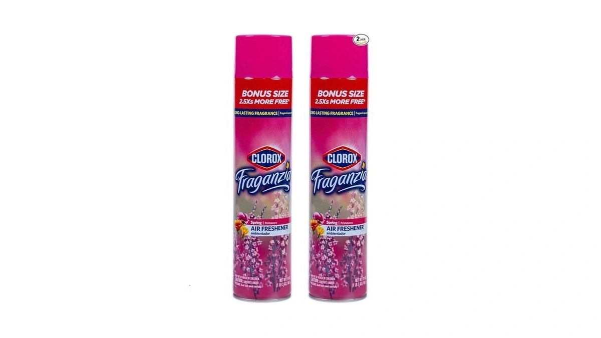 Clorox Fraganzia Aerosol Air Freshener Spray In Spring Scent -