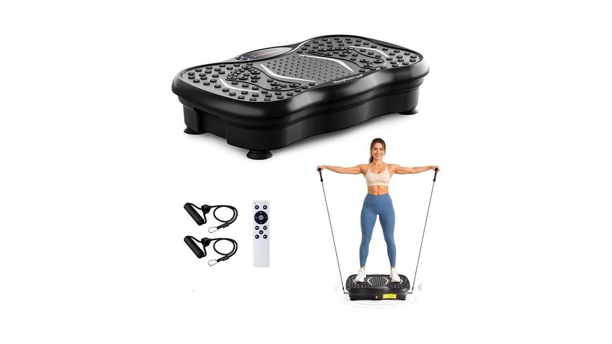 Vibrating Fitness Platform, 200 Speed Levels Vibration Plate For Full