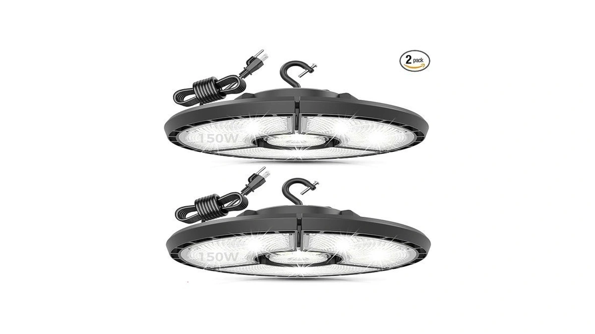 Runbarry High Bay Led Shop Lights, 150w 24,000lm Ufo Led