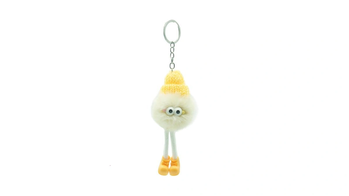 Srytcyda Cute Plush Keychains For Women, Small Kawaii Plush Keychains