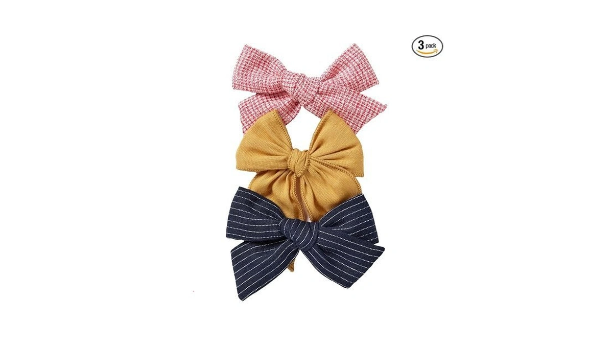 Little Poppy Co. Three Hair Bows Set - Stylish Handmade