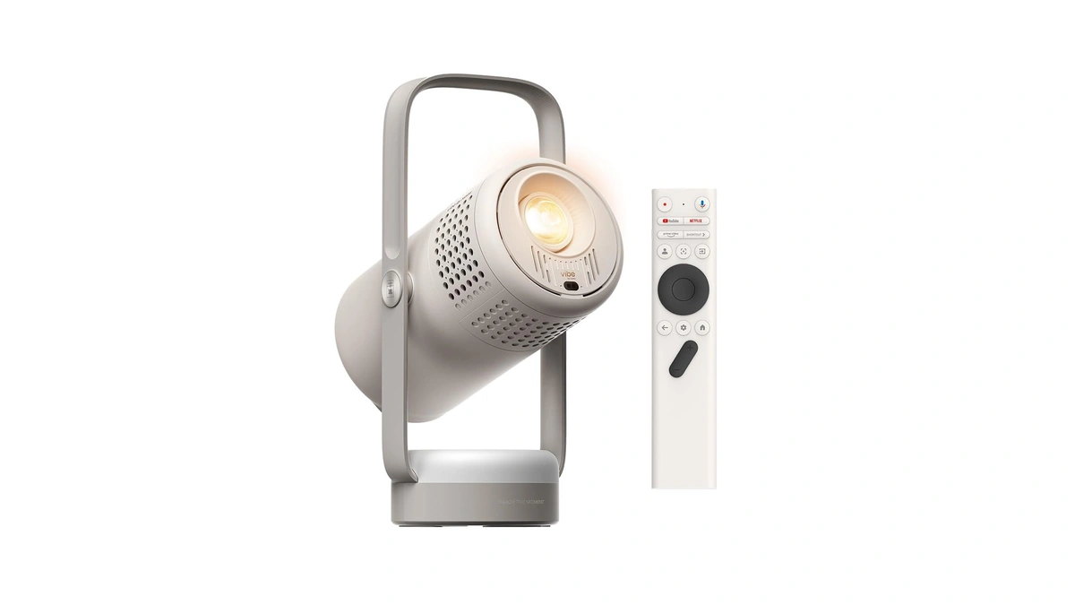 Xgimi Vibe One Battery Powered 1080p Smart Portable Projector, Google