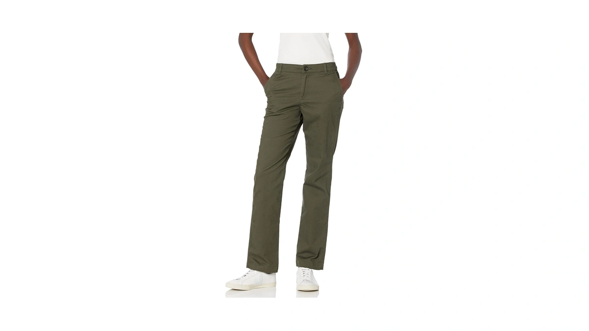 Amazon Essentials Women Slim Fit Straight Leg...