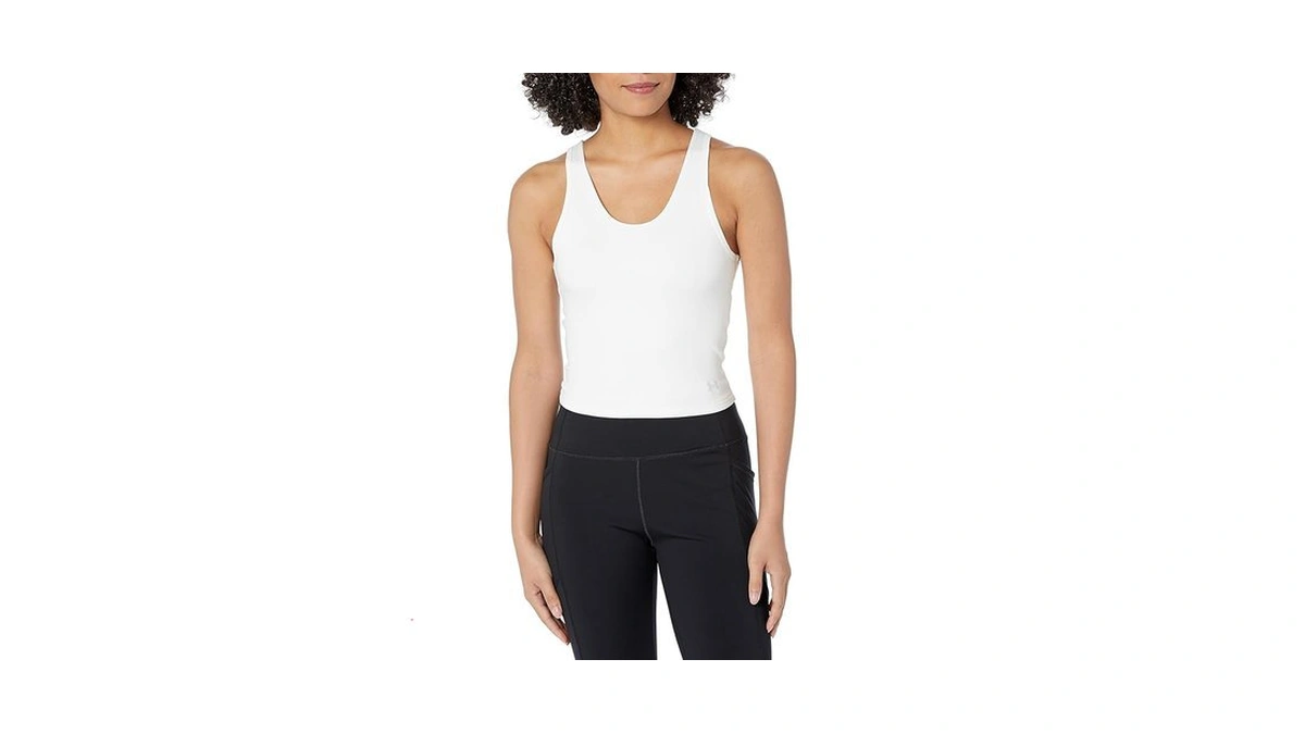 Under Armour Womens Motion Tank Top, (100) White / /