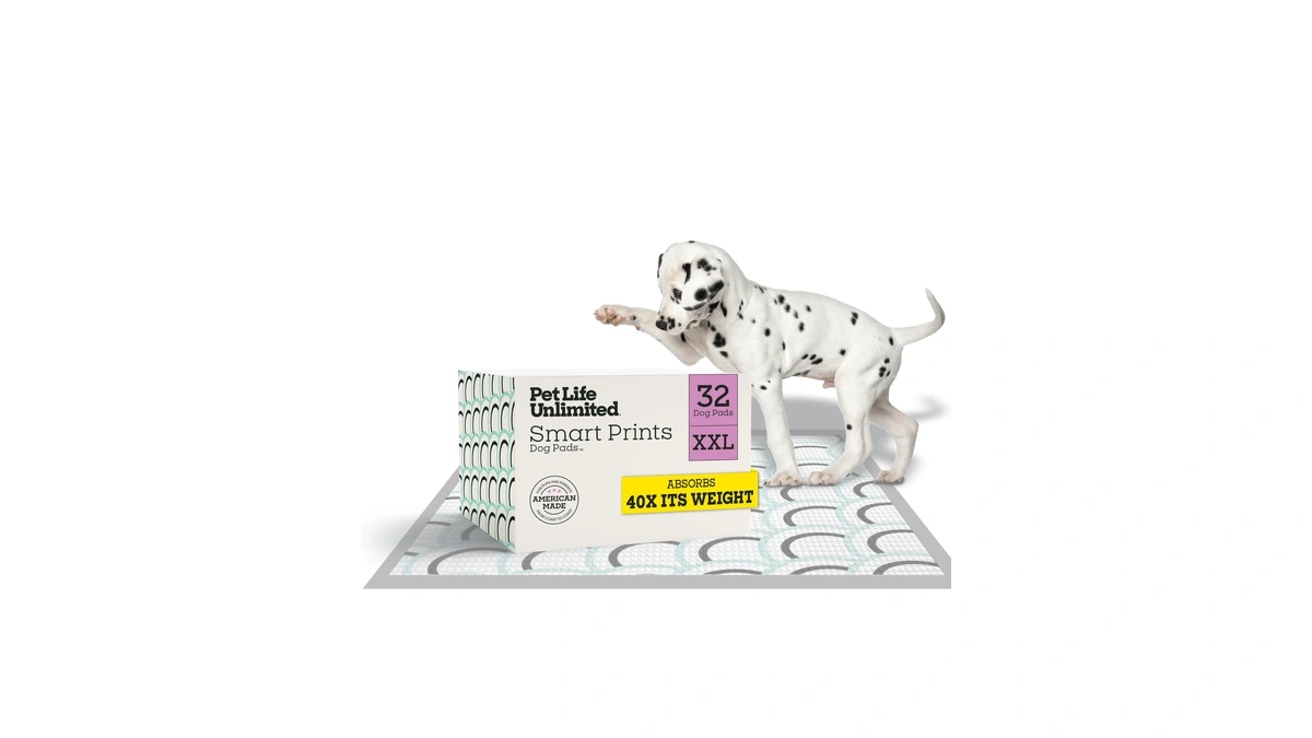 Pet Life Unlimited Smart Prints Xxl Puppy Pads For Dogs,