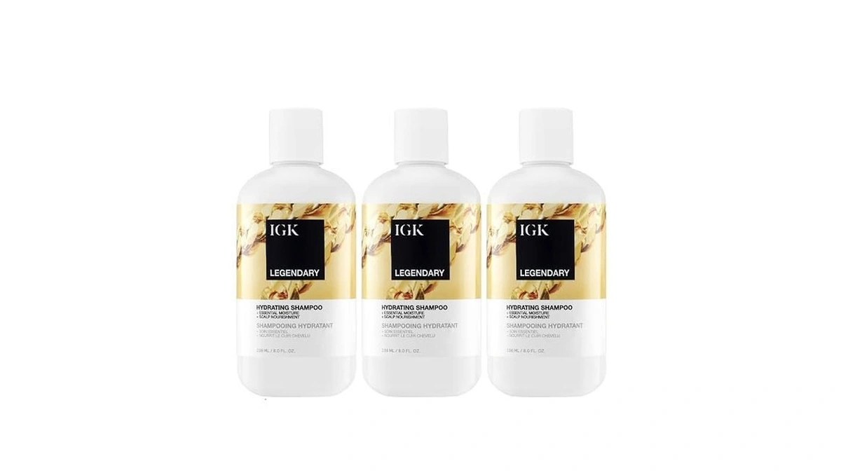 Igk Legendary Shampoo 3-pack – Strengthening Shampoo For Damaged, Weak,