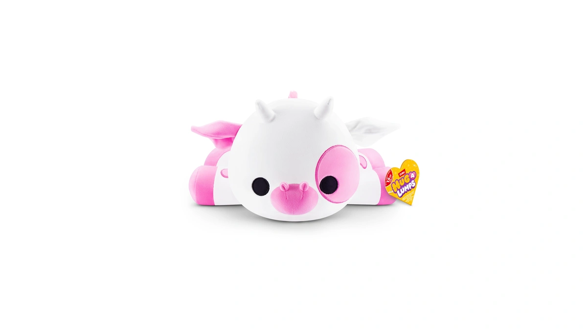 Hug-a-lumps Cow Clover By Zuru, Medium, 3.3 Lbs, Cuddly Squishy