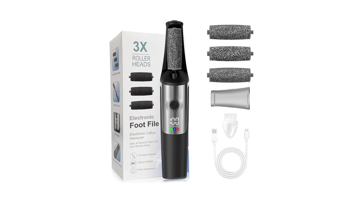 Electric Foot Callus Remover,smooth Pedicure Wand Rechargeable Electric Foot File,professional