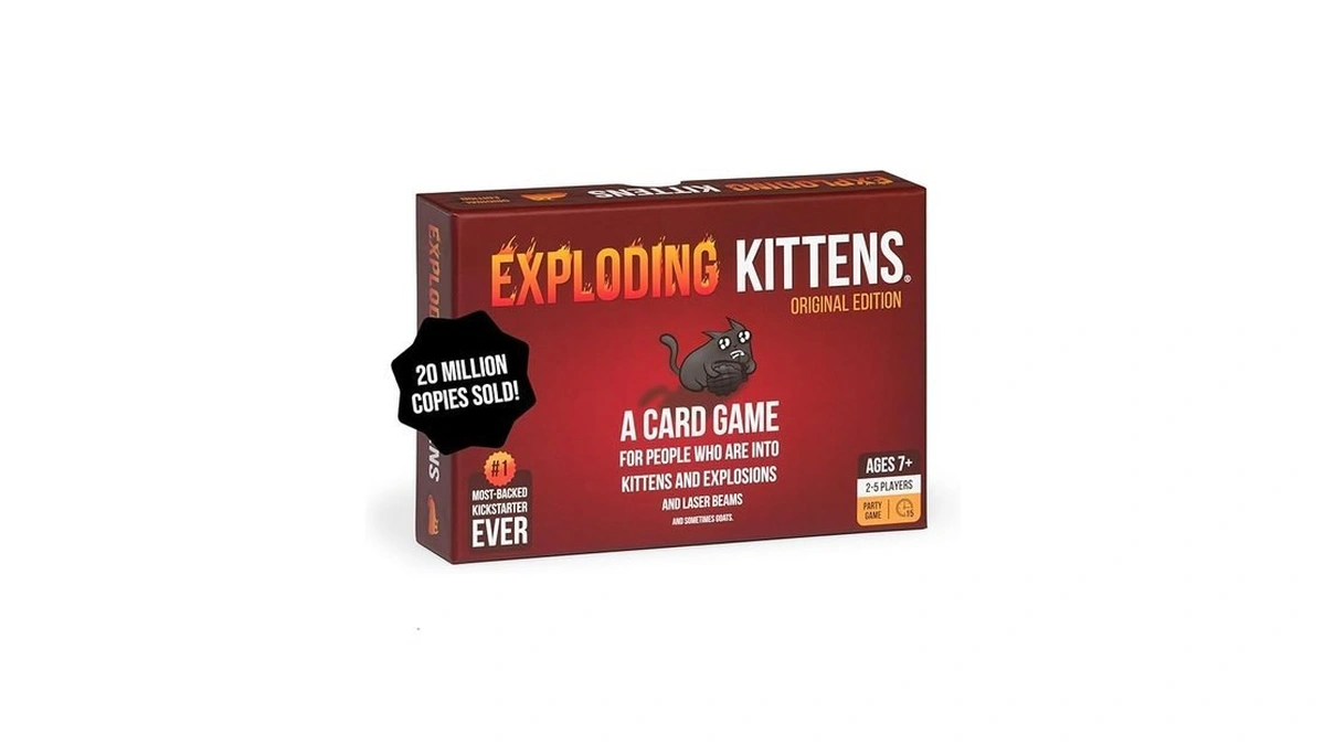 Exploding Kittens Original Edition - 2-5 Players - Ages 7+